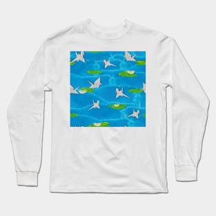 origami paper cranes Long Sleeve T-Shirt